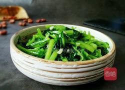 清炒蒜蓉茼蒿的做法图解8