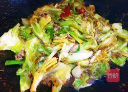 肉酱卷心菜的做法图解12