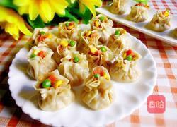 糯米虾仁烧麦的做法图解1