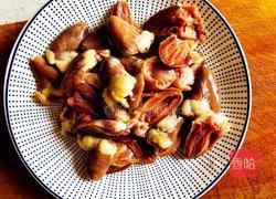 青蒜苗炒鸡心的做法图解4