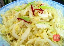 炝白菜心的做法图解6
