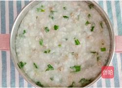 猪肝青菜粥 (宝宝辅食)的做法图解10