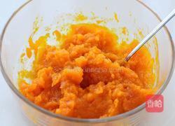 巧克力糯米南瓜糕的做法图解3