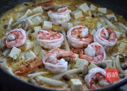 金沙虾仁炖豆腐的做法图解9