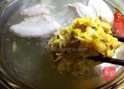 杀猪菜之五花肉血肠烩酸菜的做法图解7