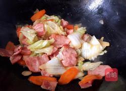 培根胡萝卜炒白菜的做法图解12