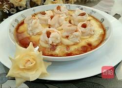 豆腐虾仁蒸水蛋的做法图解12