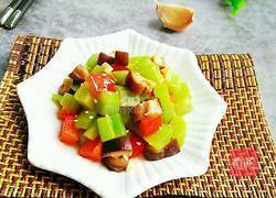 香菇炒笋丁的做法图解7