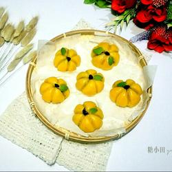 南瓜糯米豆沙包的做法[图]