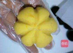 南瓜糯米豆沙包的做法图解10