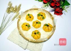 南瓜糯米豆沙包的做法图解16