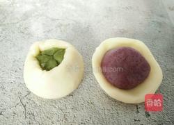 多彩麻薯蛋黄酥的做法图解8