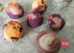 多彩麻薯蛋黄酥的做法图解14