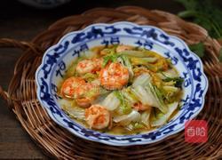 大白菜炒虾仁的做法图解9