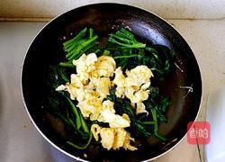 菠菜炒鸡蛋的做法图解9