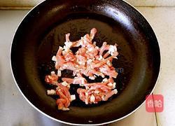 蒜苔炒肉的做法图解3