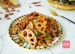 莲藕炒肉的做法图解9