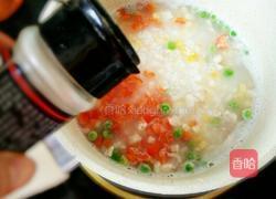 鸡丁五彩粥的做法图解5