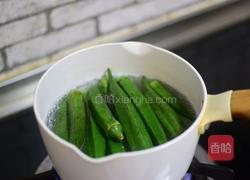 秋葵炒鸡蛋的做法图解3