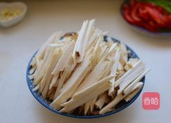 彩椒炒杏鲍菇的做法图解1