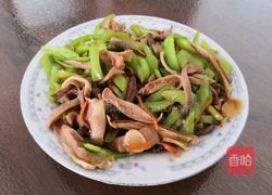 爆炒猪肚的做法图解2