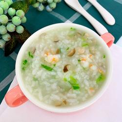 蟹味菇虾粥的做法[图]