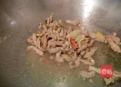 香菜炒肉丝的做法图解6
