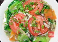 菌汤蔬菜面的做法图解9