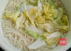 白菜素面的做法图解6