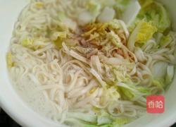 白菜素面的做法图解7