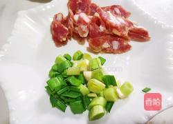 腊肠菜炒饭的做法图解3