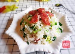 腊肠菜炒饭的做法图解10