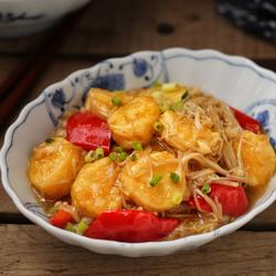 金针菇烧日本豆腐的做法[图]