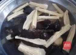 #河北菜#木耳拌腐竹的做法图解4