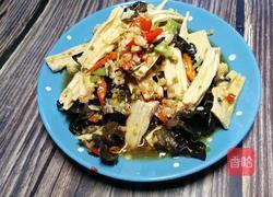 #河北菜#木耳拌腐竹的做法图解12