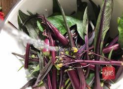 爆炒红菜苔的做法图解2