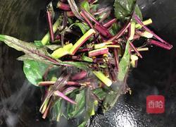 爆炒红菜苔的做法图解5