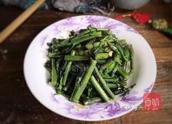 爆炒红菜苔的做法图解7