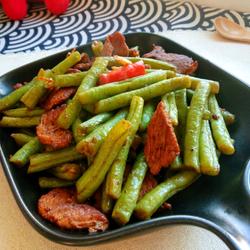 肉炒四季豆的做法[图]