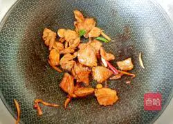 Illustration of how to make stir-fried green beans with meat 5