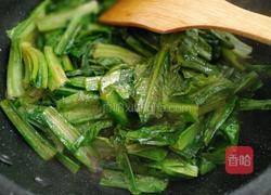 豆豉油麦菜的做法图解5