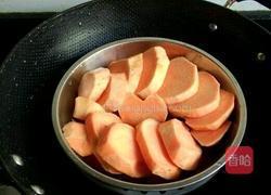 炸香甜地瓜丸子的做法图解2