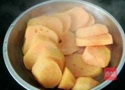 炸香甜地瓜丸子的做法图解3