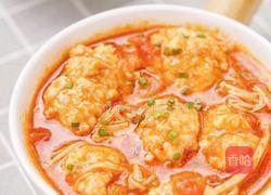番茄虾滑浓汤的做法图解3
