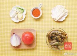 番茄虾滑浓汤的做法图解1