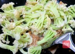 菜花炒肉的做法图解7