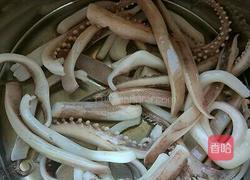 鱿鱼炒韭菜的做法图解4