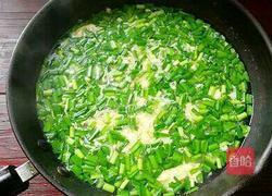 虾皮蛋花韭菜汤的做法图解7