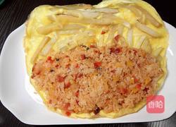 薯条蛋包饭(薯条蛋包培根炒饭)的做法图解10