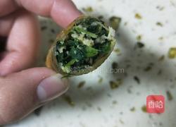 荠菜(野菜）春卷的做法图解8
